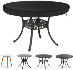  Husa masa rotunda, Φ106x10 cm, Impermeabila, Oxford 420D, anti-UV, rezistenta la ploi, zapada si praf, neagra