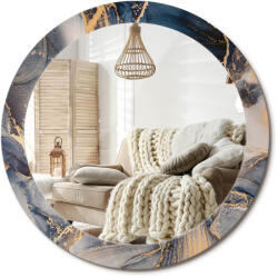  Függő tükör üveg kerettel, nyomott mintával 80 cm Absztrakt festékek (010090550110300053836)