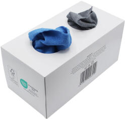 MMaxima Dobozos mikroszálas kendő 30x30 cm (25 szürke/ 25 kék) 50db