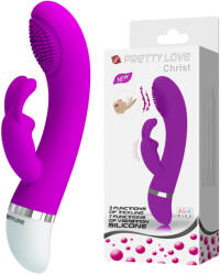 Pretty Love Christ csiklókaros G-pont vibrátor - dupla motoros szilikon vibrátor