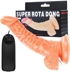 BAILE Super Rota Dong tapadókorongos élethű vibráló dildó