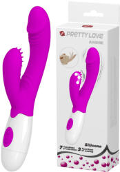 Pretty Love Andre - Csiklókaros G-pont vibrátor nyuszis stimulátorral (7+3 mód)