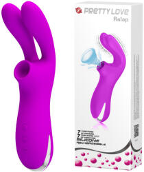 Pretty Love Ralap léghullámos csiklóizgató vibrátor - 7 szívó mód, szilikon