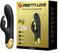 Pretty Love Royal Pleasure csiklókaros G-pont vibrátor - 18K arannyal bevont luxus kivitel