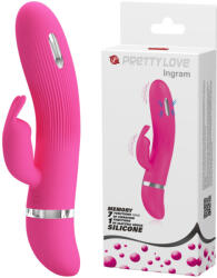 Pretty Love Ingram - csiklókaros G-pontos vibrátor elektromos impulzus funkcióval (192 mm)