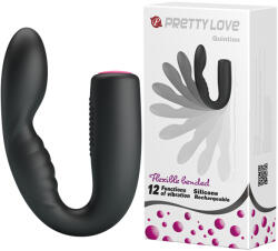 Pretty Love Quintion hajlékony vibrátor - fekete