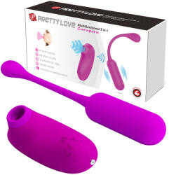 Pretty Love Curupira léghullámos csiklóizgató és vibráló tojás