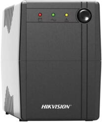Hikvision DS-UPS600 szünetmentes tápegység, 600 VA/360 W, beépített akkumulátor 12V/7Ah, 2 db Schuko(DIN) (HK-DS-UPS600)