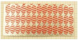 Indiana Holografikus Fólia Nyomtatott Csillámok Gyártásához WTP-No. 701 15x7cm F28 (701-15X7-MRR-F28)