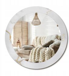  Prismalumino Fürdőszobai tükör, fi 70cm, Fehér márvány (010090550100300053823)