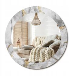  Fali tükör, üveg, díszes kerettel, 70cm, márvány mintás (010090550100300020882)