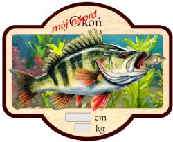 Perfekt Hűtőmágnes Perfekt 3D Hatás Ajándék Horgásznak Sügér Rekord (MNLP-OKOŃ)