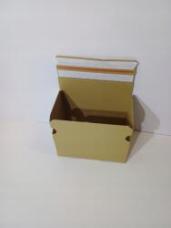  Csomagoló doboz szállító karton 235x145x60 ragasztócsíkokkal 30 db