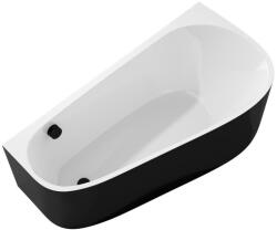 SAPHO Polysan Projekta DR Monolith 156x77x60 cm right black/white (21111MDRB)