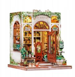 Habarri Miniatűr házikó mini könyv Nook Antikvár zöld borostyán alatt CuteBee (PRC)