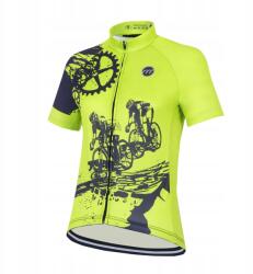 Madani Madani: Rally kr. rękaw férfi kerékpáros mez S (CBK04-0000S-18-01)