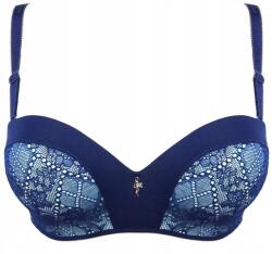 Intimidao csipkés push up melltartó 75/80 B sötétkék (8621B)