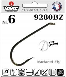 Indiana Mucha Nimfa Streamer Horog VMC Natinal 9280 Bz No. 6 Fly Mouche 10db (I-9280 BZ 6)