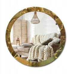 Modern Loft függő tükör nyomott mintával Nagy fi 90 cm Fémes örvények (010090550120300053828)