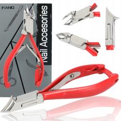 Imaniq Fogó fogó vastag benőtt köröm bőrvágó olló (IM-918-5,5-RED)