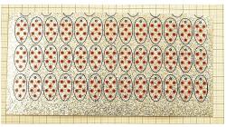 Indiana Holografikus Fólia Nyomtatott Csillámokkal WTP-No. 701 15x7cm F27 (701-15X7-MRD-F27)