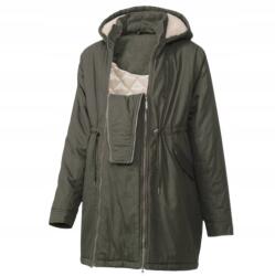 Bellybutton Kismama kabát, babahordozó betéttel, Size M, olívazöld (4059555415988)