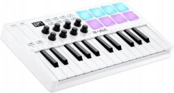 M-VAVE K5 - 25 gombos Usb MIDI billentyűzet vezérlő 8 paddal (fehér) (8050265965882)