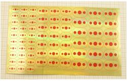 Indiana Holografikus Fólia Nyomtatott Csillámok Gyártásához WTP-No. 802 25x15cm F2 (802-25X15-RD-F2)