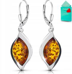 promette Borostyán ezüst fülbevaló borostyánnal hosszú ezüst 925 (8155241414)