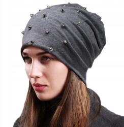  Tüskés Sapka Szegecsekkel rap Hip Hop Téli Őszi streetwear Szürke (7B-8A-111)