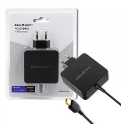 Qoltec Lenovo laptop tápegység 65W 20V 3.25A Slim tip+pin (51766)