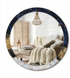  Kék márvány mintás tükör, XXL 100cm, nyomott, csiszolt élek, 4mm vastag (010090550130300020923)