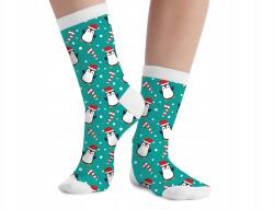Guirca Karácsonyi pingvines gyerekzokni, Size 22-28, 1 pár (GU41808)