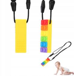  Logopédiai Rágóka Terápiás Nyaklánc Anti-stressz Kemény (Gryzaki dla dzieci i niemowląt)