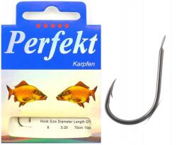 Perfekt 10 X Kötött Ponty Akasztó No. 8 0, 20mm 70cm (HWPK8)