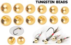 Indiana Tungsten Beads Gold 2 4mm 10 db wolfram Legyező Jig (TBG2253354)