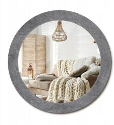 Kerek dekoratív fali tükör otthoni irodába fi 70 cm Beton textúra (010090550100300053874)