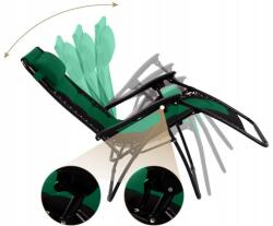 Rozz groz Kerti napozóágy strand összecsukható gravitációs párna megerősített puha (ROZZ GROZ)