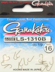Gamakatsu 19 x Gamakatsu Akasztó Ls -1310 B Nr. 16 Light Brown Made In Japan (147989)