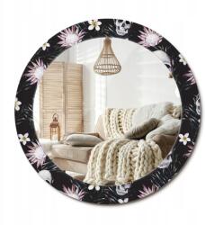  Fali tükör, 70cm, Koponya virágok, nyomott mintás (010090550100300010896)