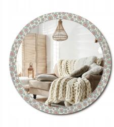  Kerek tükör, Size 100cm, boho minta (010090550130300012780)