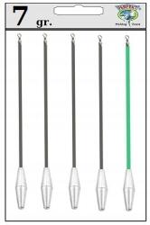  5 X Súlyzó A Csőn 7 g Oldalsó Trok Bot Lengyel (CBTLP-7)