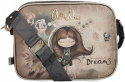 Anekke A321 Anekke kézitáska postás táska Real háromrekeszes 25x19x6 cm kétoldalas (41703-188)