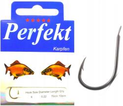 Perfekt 10 X Kötött Ponty Akasztó No. 6 0, 22mm 70cm (HWPK6)