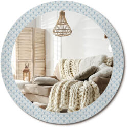  Kerek fali tükör, fi 80 cm, retro vintage minta (010090550110300012938)