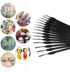  Ecset, ecset 15 darabos modellező ecset. Szuper Készlet modellezőknek