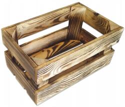  Fából készült doboz, 32×20×16cm, napozó, dekoratív virágtartó (OPSK-W32H16)