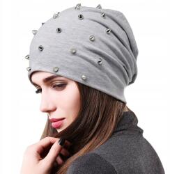  Tüskés Sapka Szegecsekkel rap Hip Hop ősz Tavasz streetwear Szürke