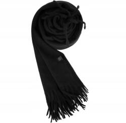 Betlewski elegáns női téli sál rojtokkal, puha, fekete, kellemes tapintású (BSD-BK-10 CZARNY)