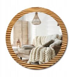  Nyomott mintás tükör, Fa hullám, fi 90cm (010090550120300053759)